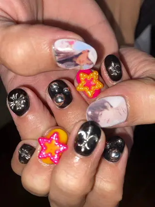 ネイル 個性派🌺推しネイル 💅💞hota🐇のネイルデザイン