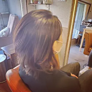 ミディアム spa hair ark 富井直美のヘアスタイル