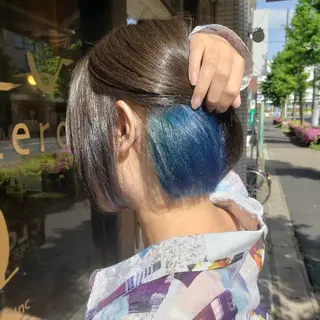 ショート カラー 槌本 健成のヘアスタイル