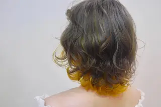 ミディアム ヤマシタ ミサキのヘアスタイル
