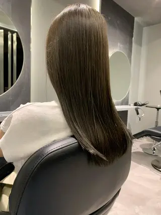 ロング カラー 髪質改善艶髪特化 二瓶 海人のヘアスタイル