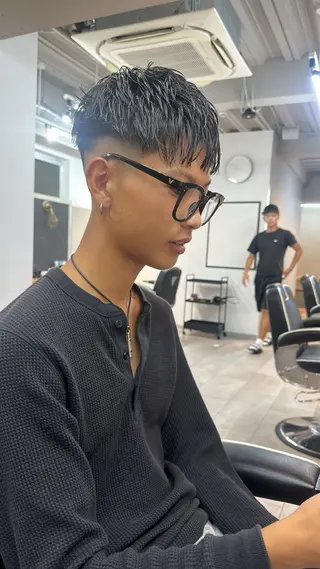 ショート メンズ 大宮/海外風パーマ 🇺🇸隼也🇪🇸のヘアスタイル