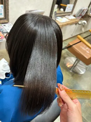 ミディアム 阿部 叶夢のヘアスタイル