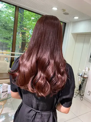 ロング カラー ヘアアレンジ 透明感カラー ai🫧🪞のヘアスタイル