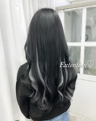 ロング カラー 韓国ヘア🤍髪質改善 🇰🇷AKANEのヘアスタイル