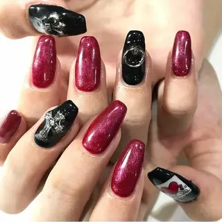 ネイル 渋谷/チップ長さ出し 👑アプレgel-xのネイルデザイン