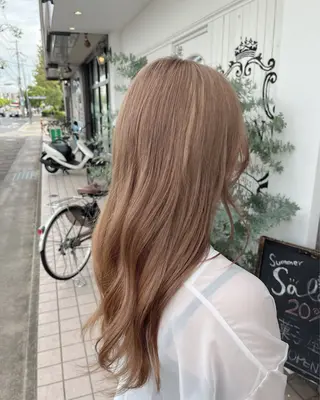 ロング カラー RuLaN AMIのヘアスタイル