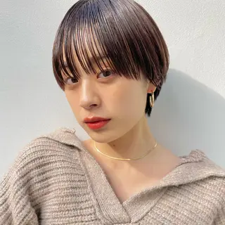 ショート カラー ✨👑お洒落ショート ❣️村上せいな✨のヘアスタイル