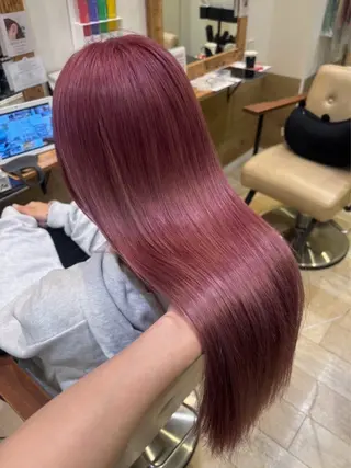 ロング カラー 暖色/ダブルカラー 💜 Sena 🫧のヘアスタイル