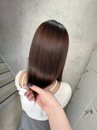 カラー うる艶カラー/美髪 折戸光希のヘアスタイル
