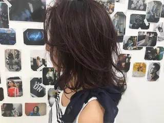 ミディアム カラー イシマル ナオヤのヘアスタイル