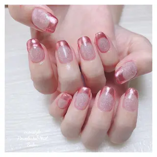 ミディアム ネイル 🐾enen style 🐾のネイルデザイン