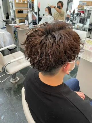 ショート パーマ 💇🏻‍♂️パーマ ニキ✨本田龍斗のヘアスタイル