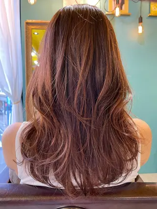 ロング 末石 智のヘアスタイル