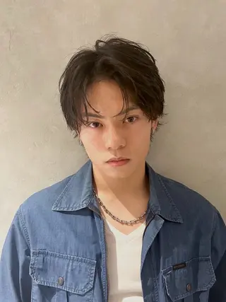 パーマ メンズ 池谷 茉耶のヘアスタイル