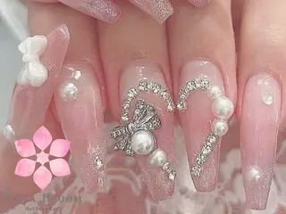 ネイル Hana Bloom Nail💜Akiのネイルデザイン
