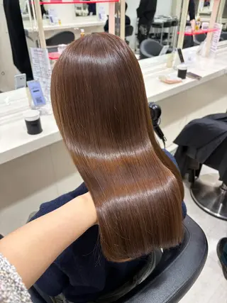ミディアム カラー ヘアアレンジ 💟RINNA 艶カラー💟のヘアスタイル