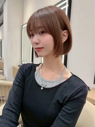ミディアム 🩵レイヤー/ショー ト/🫧harukaのヘアスタイル