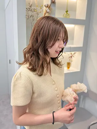 ミディアム カラー 挟間  直人のヘアスタイル