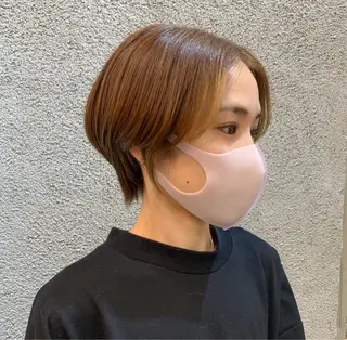 ショート カラー マエダ シュンのヘアスタイル
