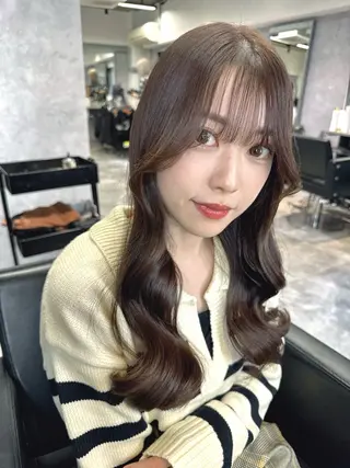ロング 透明感カラー🇰🇷 レイヤー✨桑原　研太のヘアスタイル