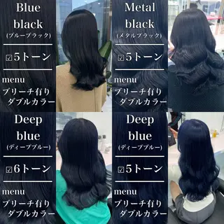 セミロング カラー ヘアアレンジ レイヤー×透明感カラ ーHAYATOのヘアスタイル