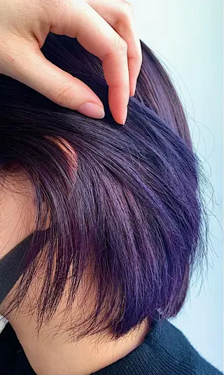 ミディアム カラー 佐伯蓮 🫧学割メニューありのヘアスタイル