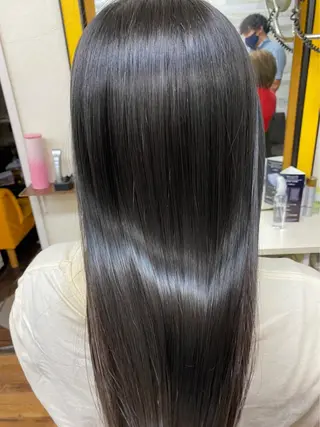 ロング B-W ⭐️REIKOのヘアスタイル