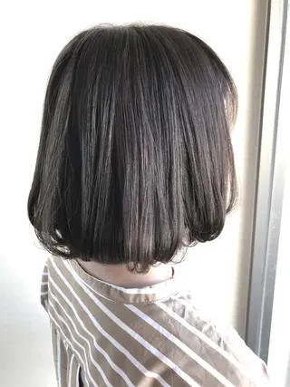 ミディアム カラー 髪質改善縮毛矯正 美容師✂️山崎竜二のヘアスタイル