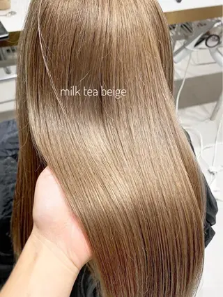 ロング カラー レイヤー専門家 ダブルカラー修のヘアスタイル