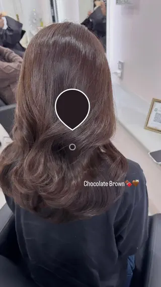 セミロング モテ髪提案🫧 /HaRu🏳️‍⚧のヘアスタイル
