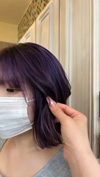カラー 杉本 奈々美のヘアスタイル