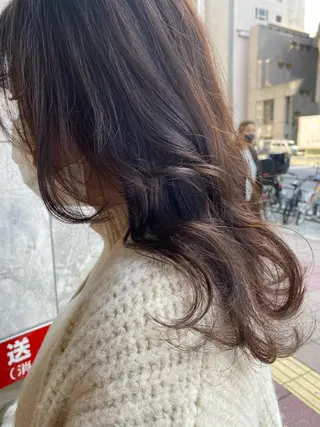 ミディアム 韓国美容室出身 🌹Sana/梅田のヘアスタイル