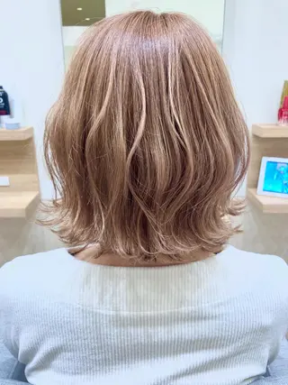 ミディアム カラー Chainon 山中 拓也のヘアスタイル