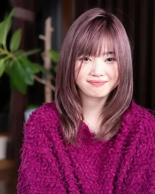 セミロング カラー 松尾 泰伸のヘアスタイル