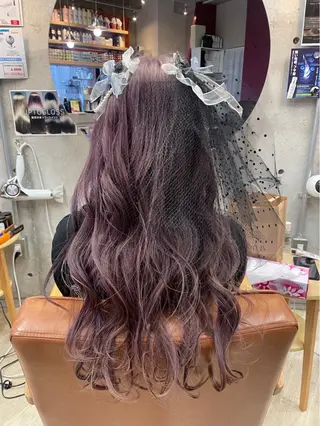 ロング ヘアアレンジ 東 史夏のヘアスタイル