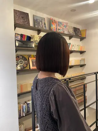 ミディアム リ ノのヘアスタイル