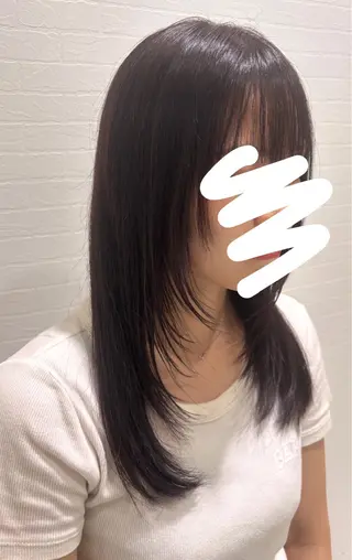 セミロング カラー 🫧透明感カラー ✄﻿mana🫧のヘアスタイル