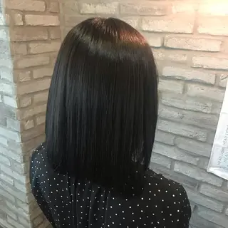 ミディアム カラー 佐々木 千夏のヘアスタイル