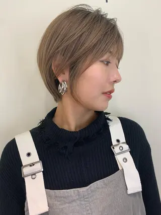 ショート カラー 髪質改善サロン ARCHE野瀬冬馬のヘアスタイル