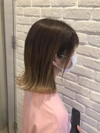 ミディアム ⚪️髪質改善 縮毛 店長 コウ⚪️のヘアスタイル