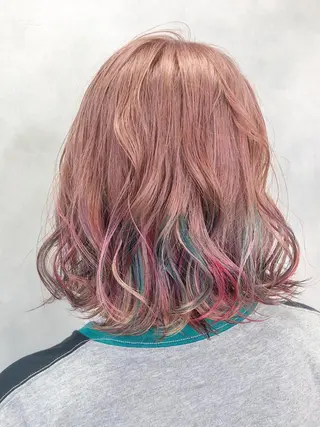 ミディアム カラー welring hair salonのヘアスタイル