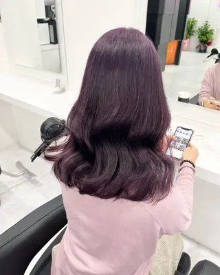 ロング カラー みう/仙台/暖色/ 艶髪/顔周りカット/のヘアスタイル