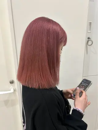 カラー カラー/ブリーチ モデル募集 柴田のヘアスタイル