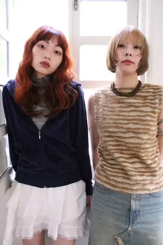 カラー nono/縮毛矯正 /カラーモデルのヘアスタイル