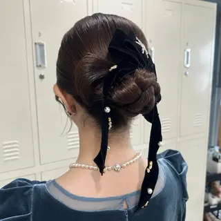 ヘアアレンジ 横浜/透明感カラー/ Wカラー/みやび🎀のヘアスタイル