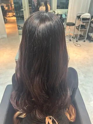 ロング NAHO 艶カラー/髪質改善のヘアスタイル