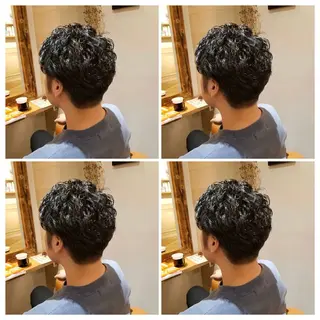 パーマ メンズ メンズパーマ特化 店長望月謙二郎のヘアスタイル