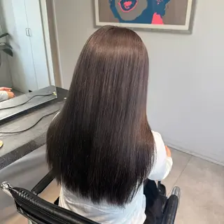 ロング あおい/透明感 /ハイトーンのヘアスタイル