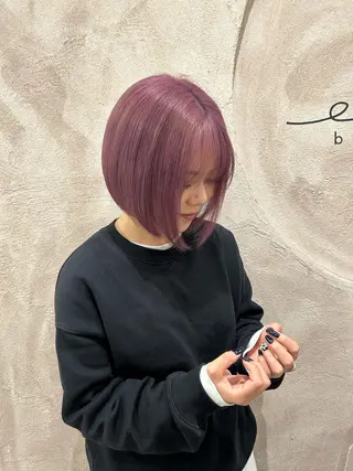 カラー 暖色/ガーリー/ピ ンク/yuriyaのヘアスタイル